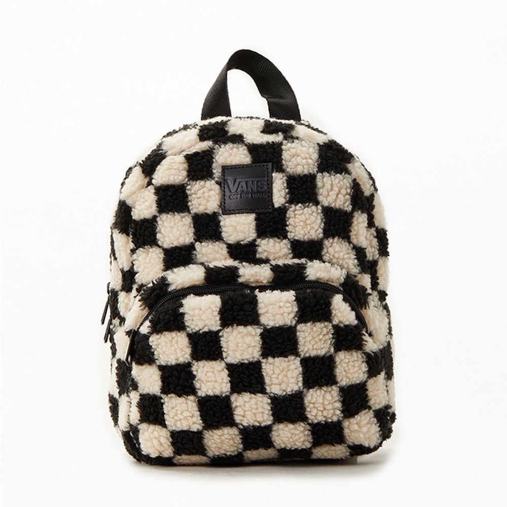 Vans Sherpa Fleece Checker Mini Backpack